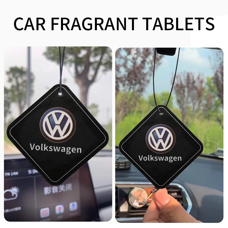 Car Air Freshener Auto Interior Perfume Rearview Mirror Pendant Accessory For Volkswagen Polo Passat B5 B6 B7 T4 T5 Golf Tiguan