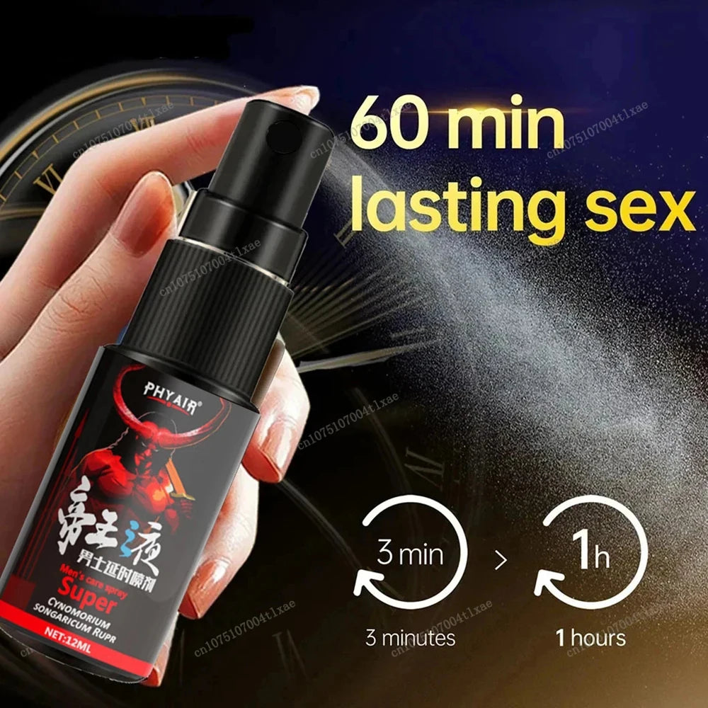 Men's delay time spray