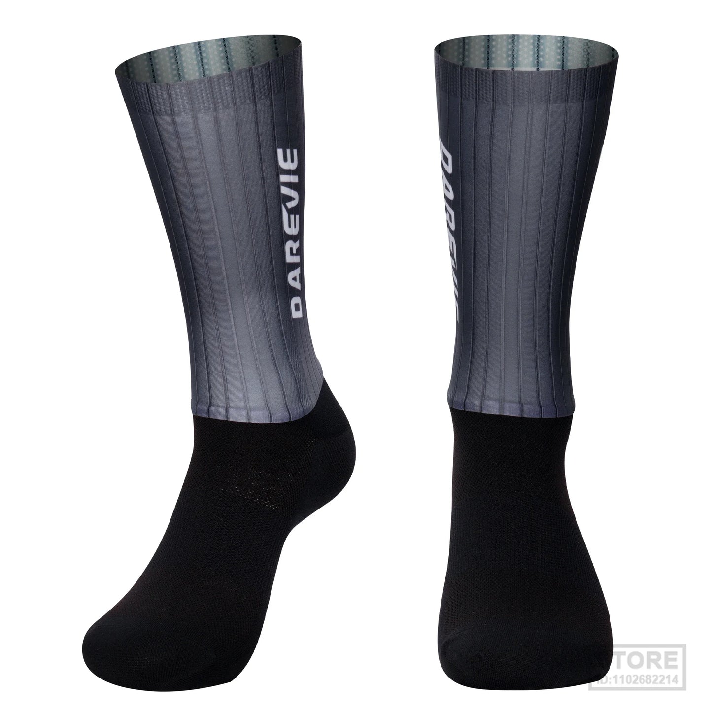 Pro DAREVIE Cycling Socks Aero Sock High Speed Sports For Men Anti-slip Breathable Athletic Moisture Control