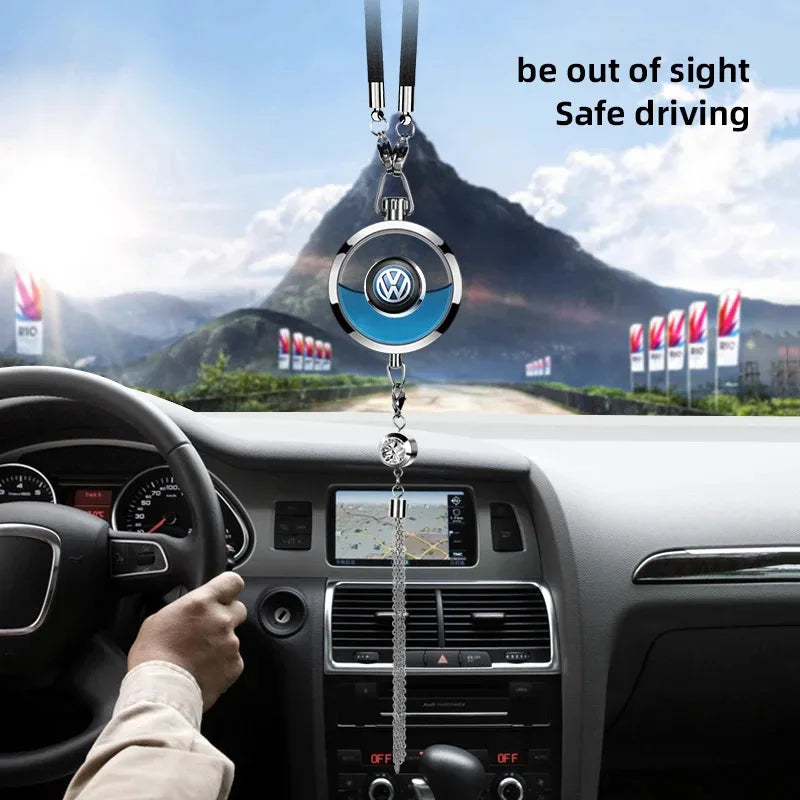 Car Air Freshener Hanging Pendant Rearview Mirror Fragrance Ornament For VW Polo Passat Touran Tiguan Golf Jetta GTI Transporter