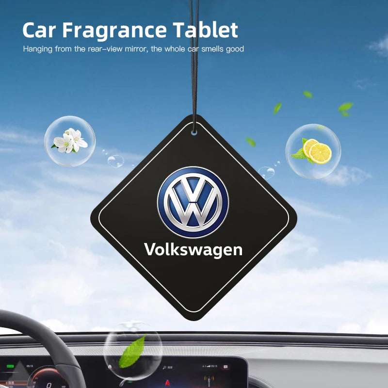 Cologne Fragrance Hyacinthoides Car Perfume Ornaments For VW GTI Polo Golf Passat Tiguan Arteon Touareg Taigo Caddy Jetta Beetle