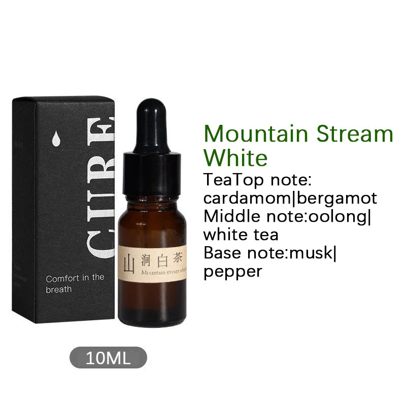 Fragrant Incense Natural Essential Oil Aromatherapy With Glass Dropper Black Walnut Wood Sticks Fragrance Car Air Freshener