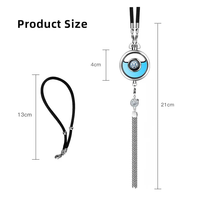 Car Air Freshener Hanging Pendant Rearview Mirror Fragrance Ornament For VW Polo Passat Touran Tiguan Golf Jetta GTI Transporter