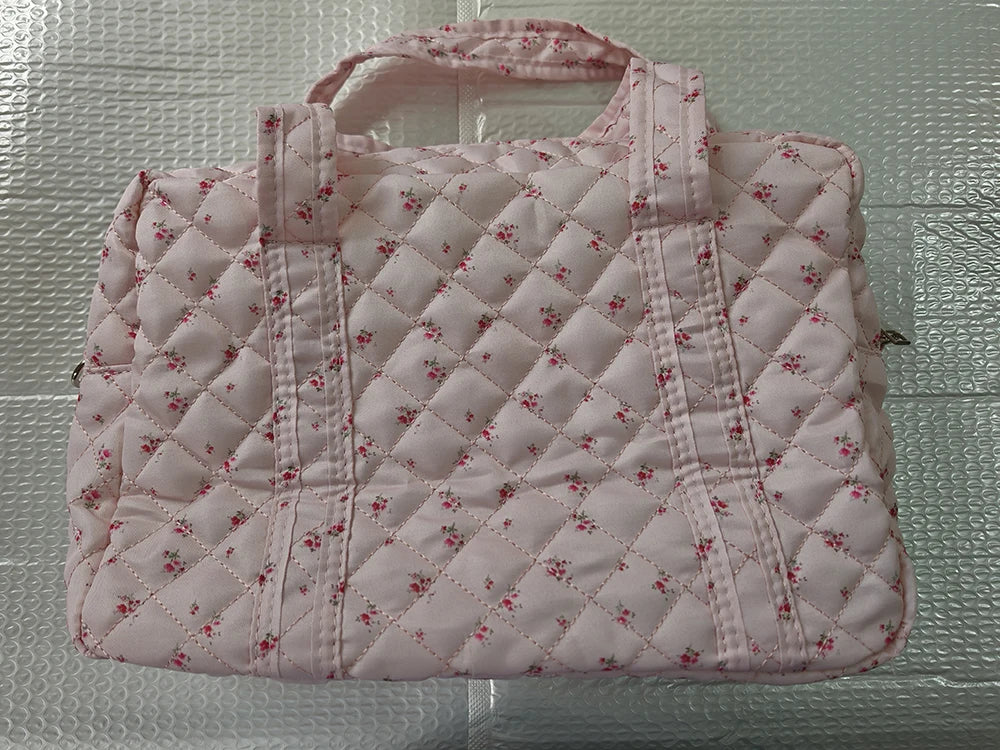 New Embroidered Mom Bag Storage Bag Large Capacity Mommy Travel Bag Fashion Multi-functional Handbag Lightweight Diagonal