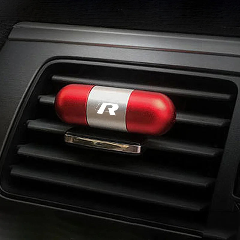 Car Air Vents Aromatherapy Tablets Perfume Air Conditioning Vent For Volkswagen VW R RLine GLI Golf GTD GTI Jetta Polo TSI CC