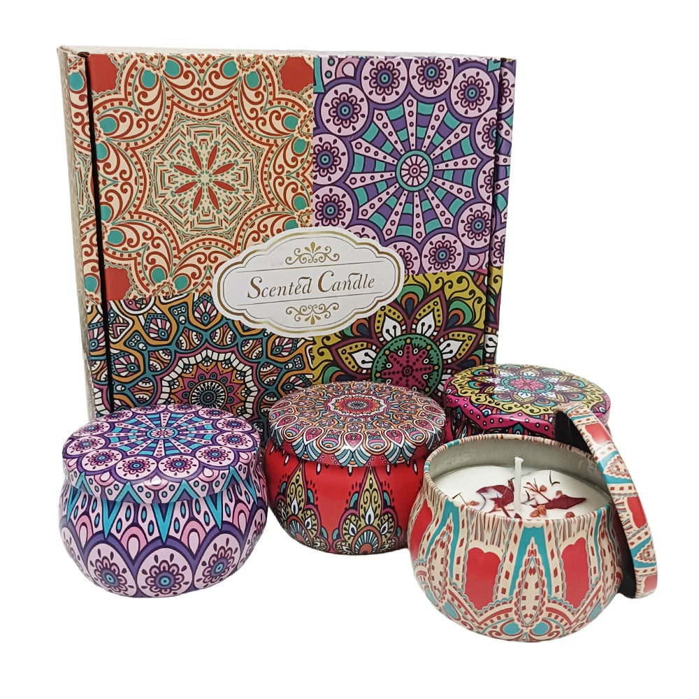 Aromatherapy Candle Gift Set for Women - Scented Home Decor & Pampering Present for Women's Day, Birthday, Bridesmaid
