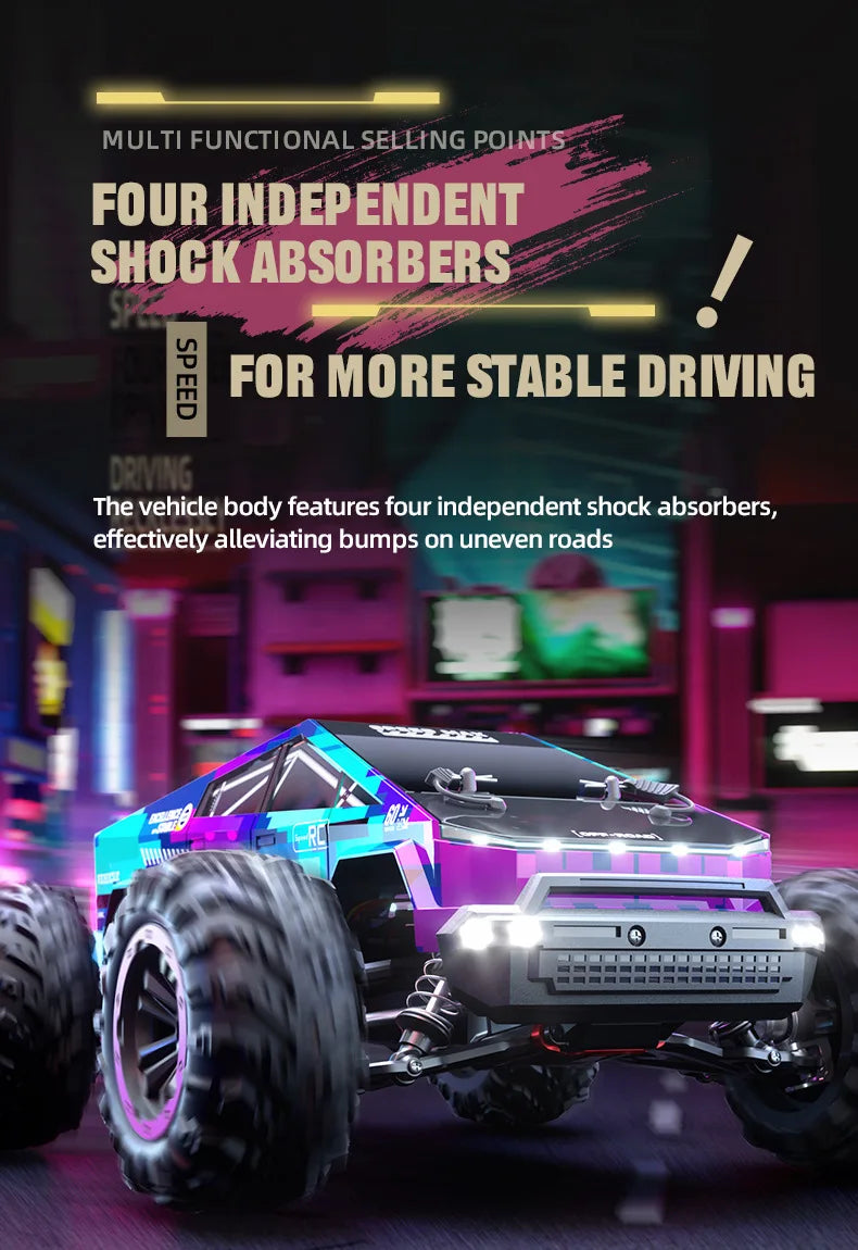 Dazzling Rc Cars Full-Scale Drift Racing Cross-Country High-Speed Remote Control Car Boy Electric Remote Control Toy Car Gift