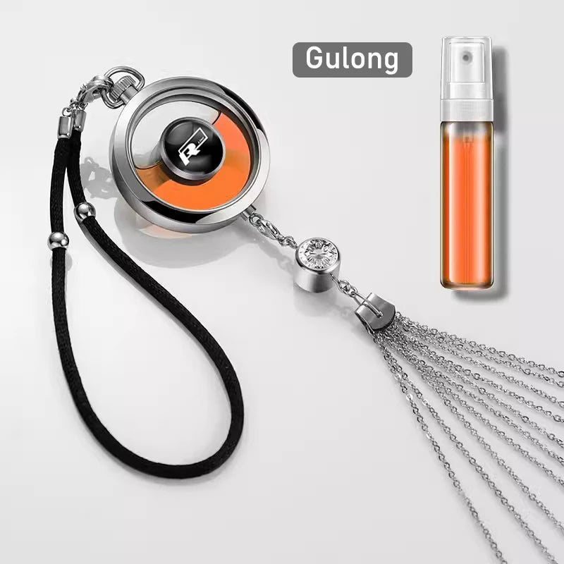 Car Accessories Perfume Pendant Air Freshener Hanging Diffuser For VW RLine Polo Beetle Jetta Tiguan GTI Golf Passat Scirocco T5