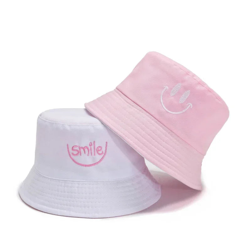 Double-sided Wear Bucket Hats for Men Women Japanese Graffiti Letter Outdoor Sun Caps Unisex Wide Brim Foldable Fisherman Gorrs