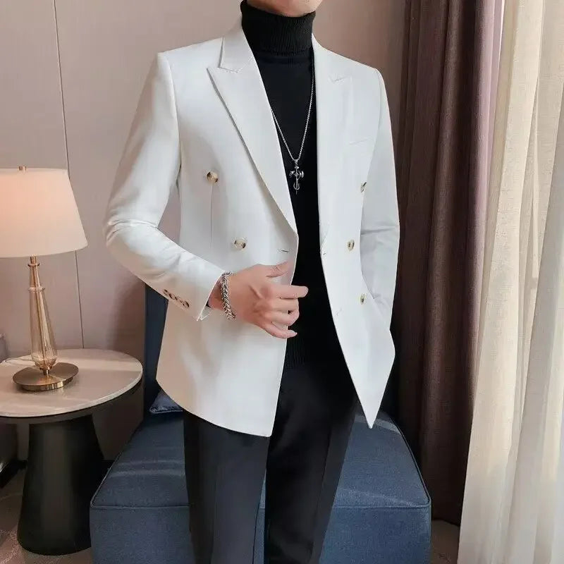 Spring Autumn Men's Jackets Solid Color Trend 2024 Male Coats Original Brands Y2k Luxury Designer Joker Clothing Fashion Cold