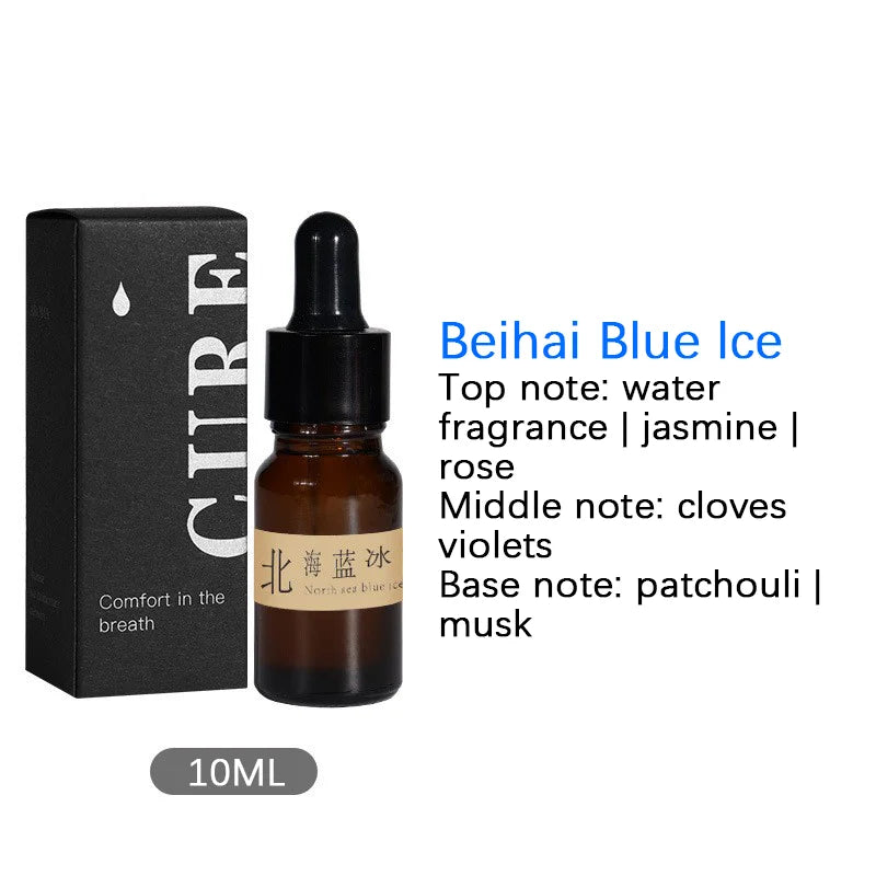Fragrant Incense Natural Essential Oil Aromatherapy With Glass Dropper Black Walnut Wood Sticks Fragrance Car Air Freshener