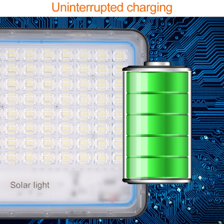 100W SMD 2835 108 LEDs Solar Powered Timing LED Flood Light with Remote Control, 100W
