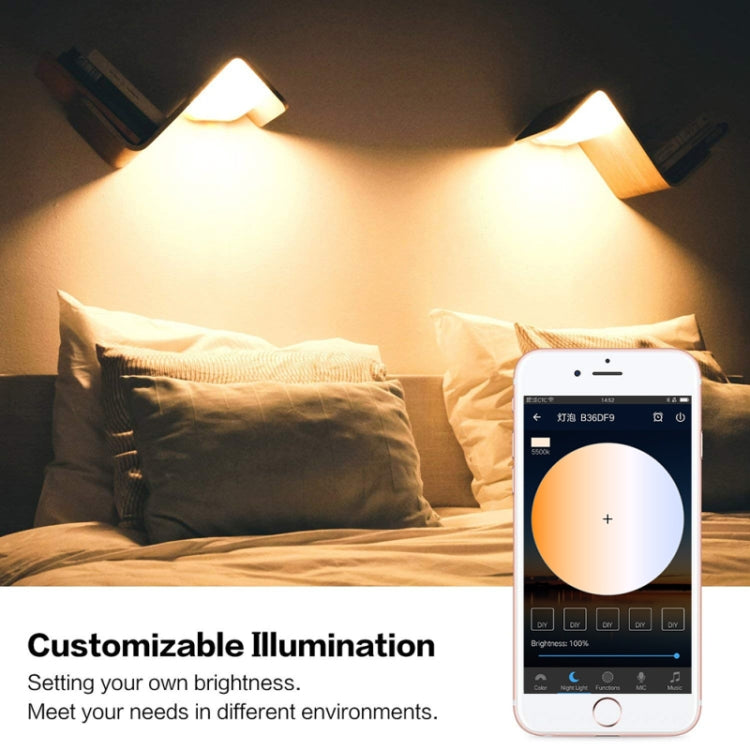 7W E27 RGBCW WIFI LED smart bulb wireless smart home automation light