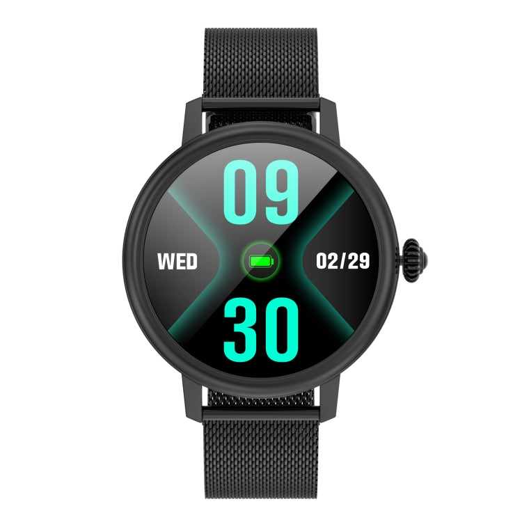 CF90 1.19 inch Steel Watchband Color Screen Smart Watch
