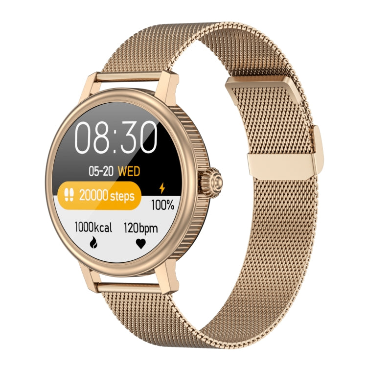 CF90 1.19 inch Steel Watchband Color Screen Smart Watch