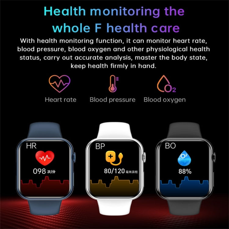 LY008 Max 1.9 inch Silicone Watchband Color Screen Smart Watch