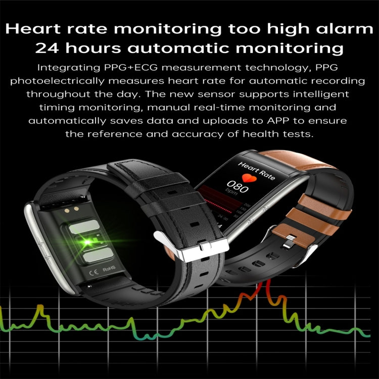 E600 1.47 inch Color Screen Smart Watch Support Heart Rate Monitoring / Blood Pressure Monitoring