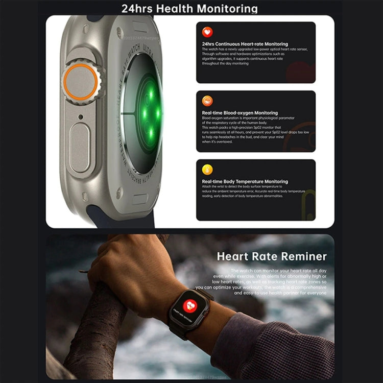 W800 Ultra 2.02 inch Color Screen Smart Watch,Support Heart Rate Monitoring / Blood Pressure Monitoring