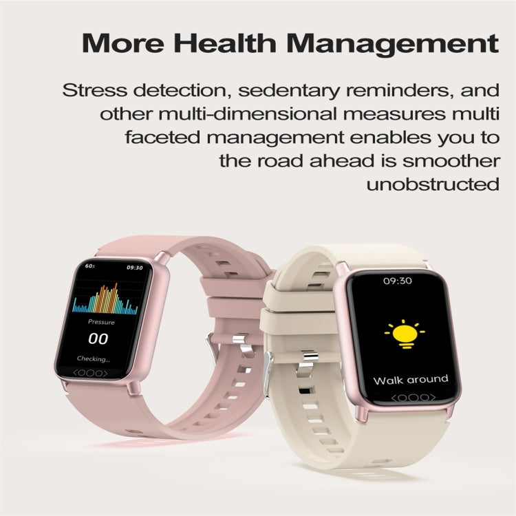 TK72 1.47 inch Color Screen Smart Watch, Support Heart Rate / Blood Pressure / Blood Oxygen / Blood Sugar Monitoring