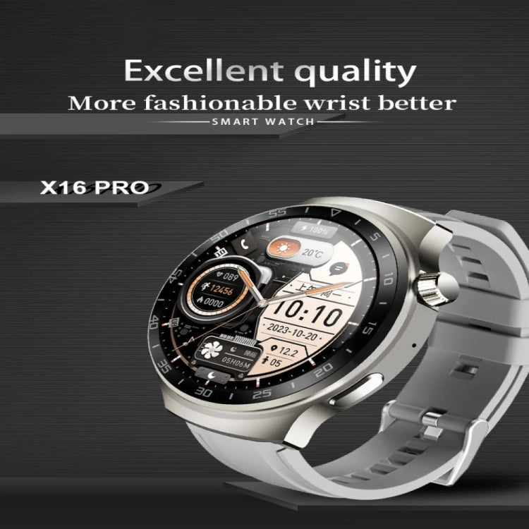X16pro 1.53 inch Color Screen Smart Watch, Support Bluetooth Call / Heart Rate / Blood Pressure / Blood Oxygen Monitoring