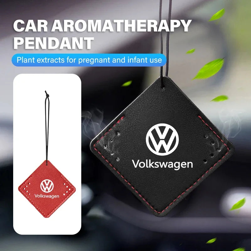 Car Fragrance Pendant Air Freshener Aromatherapy Perfume Tablet For Volkswagen VW Scirocco Jetta Beetle Golf 4 5 6 Passat Polo