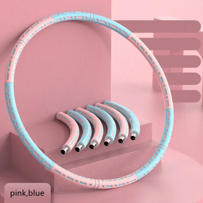 Fitness Yoga Loop Weight Loss Circle Weighted Hoop Waist Exercise Slimming Sport Hoop Massage Bodybuilding Gym Shape Thin Waist