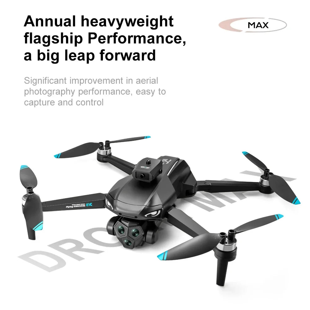 2025 New M33 RC Drone 4K Professinal With Wide Angle Triple HD Camera Foldable RC Helicopter WIFI FPV Height Hold Apron Sell