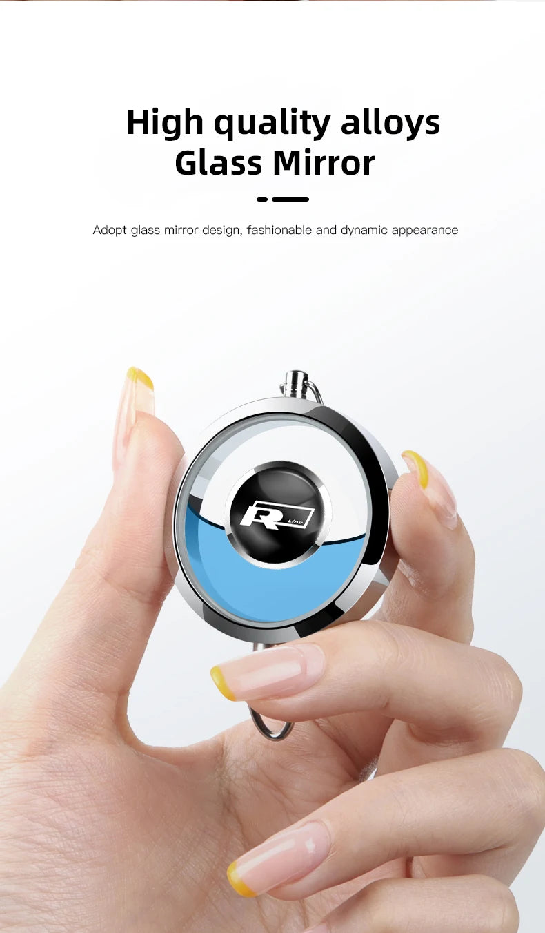 Car Accessories Perfume Pendant Air Freshener Hanging Diffuser For VW RLine Polo Beetle Jetta Tiguan GTI Golf Passat Scirocco T5