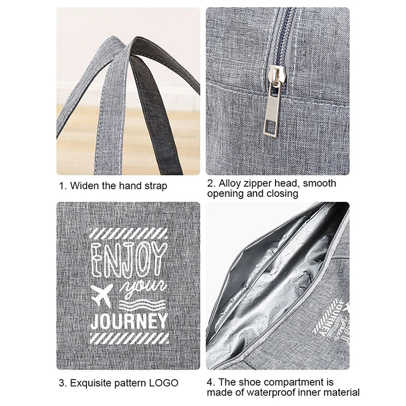 Fashion Folding Travel Bag Women Travel Weekend Overnight Bags Large Capacity Hand Luggage Tote Duffel Accessor Supplies