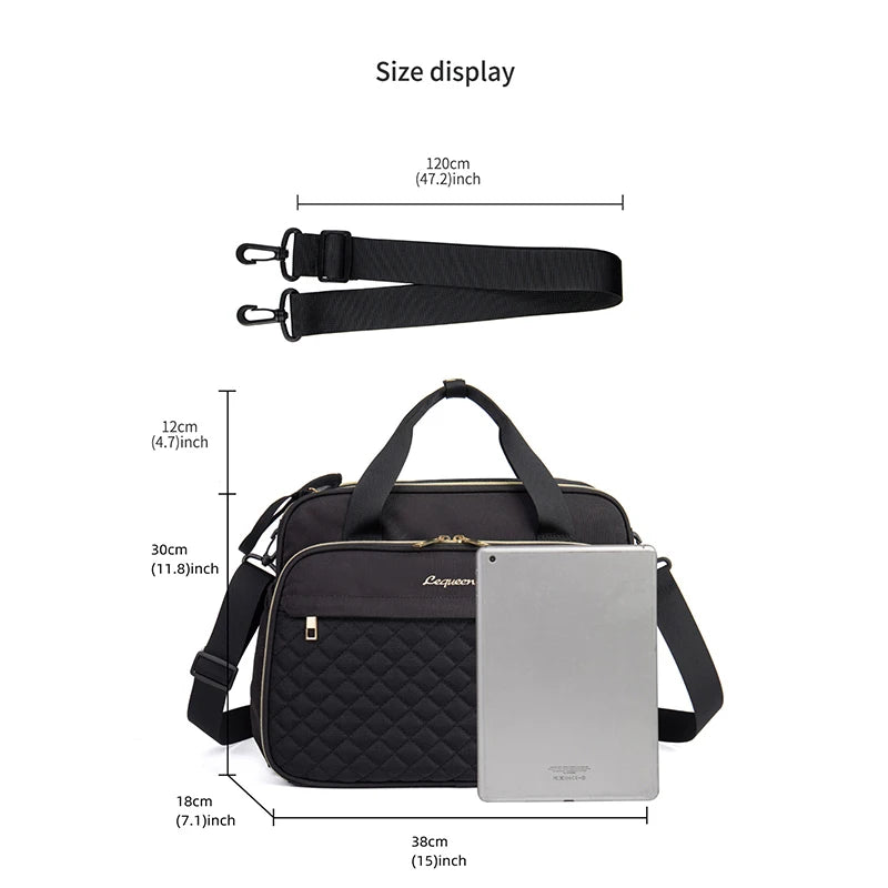 LEQUEEN Baby Diaper Bag Large Capacity Bag for Moms Baby Stroller Organizer Travel Mother Maternity Bags for Baby Women Handbag