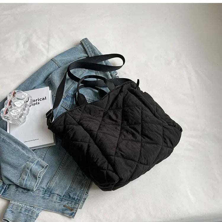 Large Capacity Mommy Bag for Women Totes Baby Diaper Nappy Bags Shoulder Cotton Ladies Maternity Shopping Bags