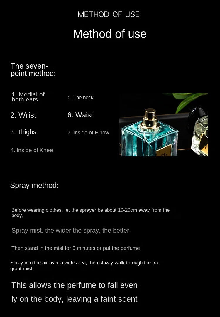 Yulong tea scented perfume, durable perfume, senior perfume for men and women