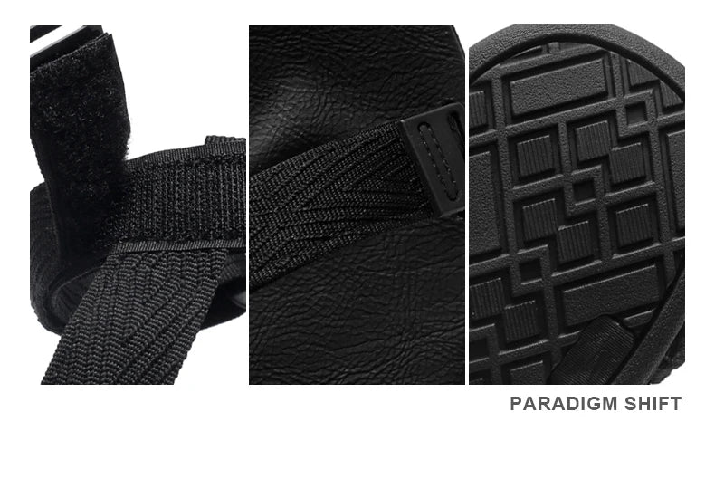 New Outdoor Wadable Sandals Man Arch Support Yoga Mat Insole Gladiator Open Toe Outdoor Beach Slippers Antiskid Durable Flat Men