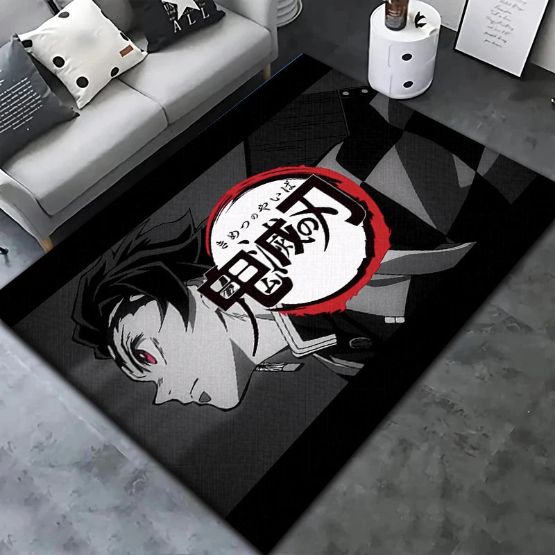 Anime Characters Carpet Living Room Home Decor Sofa Table Rug Anti Slip Chair Cushion Lounge Mat Picnic Camping Art