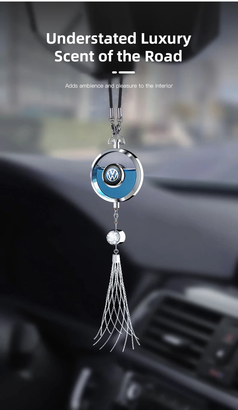 Car Perfume Pendant Air Freshener Hanging Diffuser For VW GTI R line Polo Golf Passat Tiguan Arteon T-ROC Taigo CC Jetta Beetle