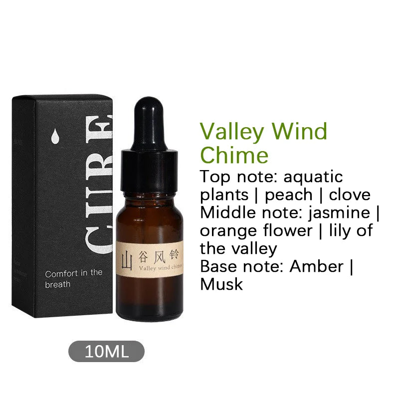 Fragrant Incense Natural Essential Oil Aromatherapy With Glass Dropper Black Walnut Wood Sticks Fragrance Car Air Freshener
