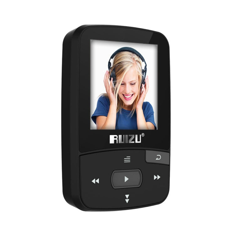 New Arrival Original RUIZU X50 Sport Bluetooth MP3 Player 8gb Clip Mini with Screen Support FM,Recording,E-Book,Clock,Pedometer, 8GB