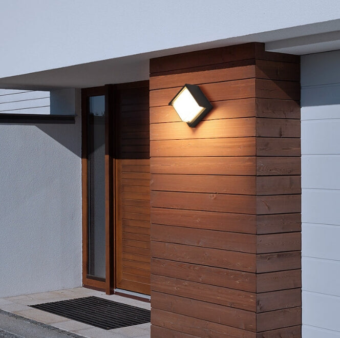 10W 3000K Patio Porch Garden Light Outdoor IP54 Waterproof LED Wall Lamp, 13cm Round Shape, 13cm Square Shape, 16cm Round Shape, 16cm Square Shape