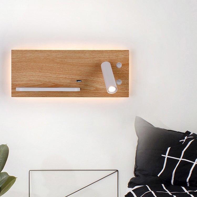 Wireless Wall Lamp USB 5V Charger Wall Lights Hotel Headboard Reading Lighting Spot Luminaire Lamp