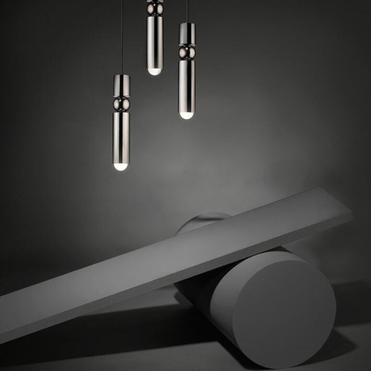 Bar Counter Modern Restaurant Bedroom Bedside Creative Personality Simple Small Chandelier, Single Head Black, Single Head Brass, Single Head Silver, Three-head Combination Black, Three-head Combination Brass, Three-head Combination Sliver