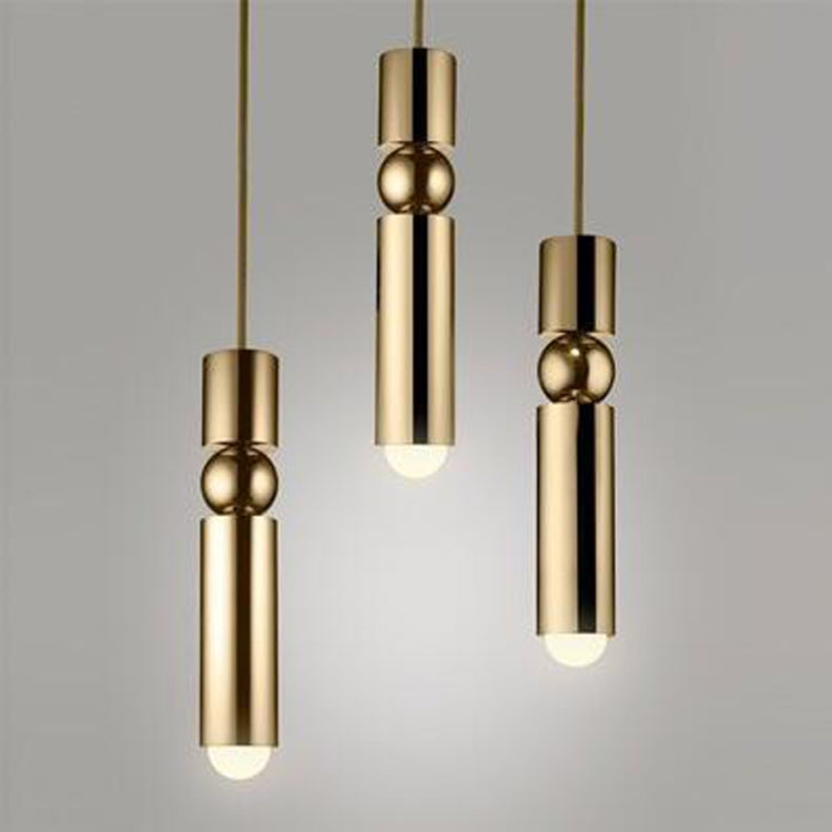 Bar Counter Modern Restaurant Bedroom Bedside Creative Personality Simple Small Chandelier, Single Head Black, Single Head Brass, Single Head Silver, Three-head Combination Black, Three-head Combination Brass, Three-head Combination Sliver