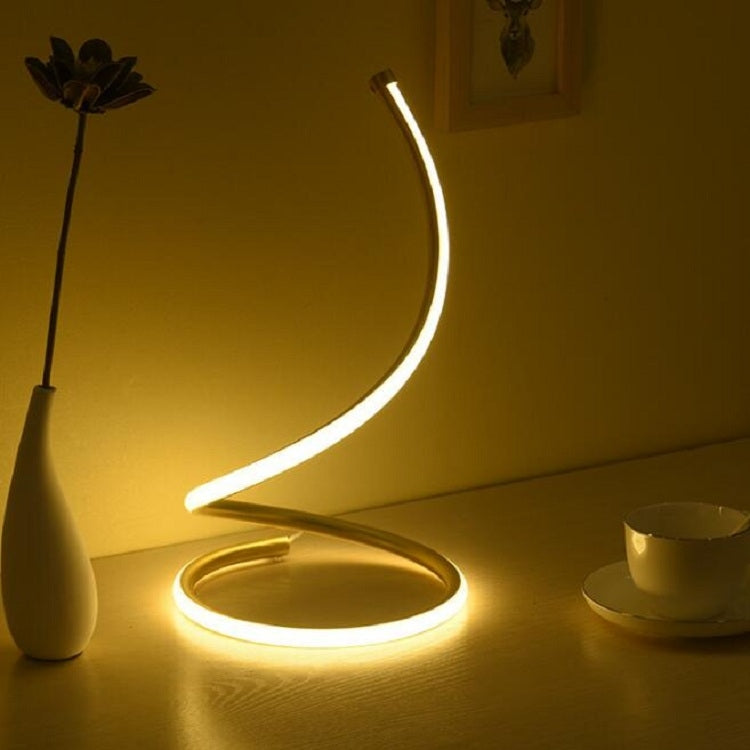 LED Spiral Table Lamp Home Living Room Bedroom Decoration Lighting Bedside Light, EU Plug, US Plug, UK Plug, AU Plug, Without Plug
