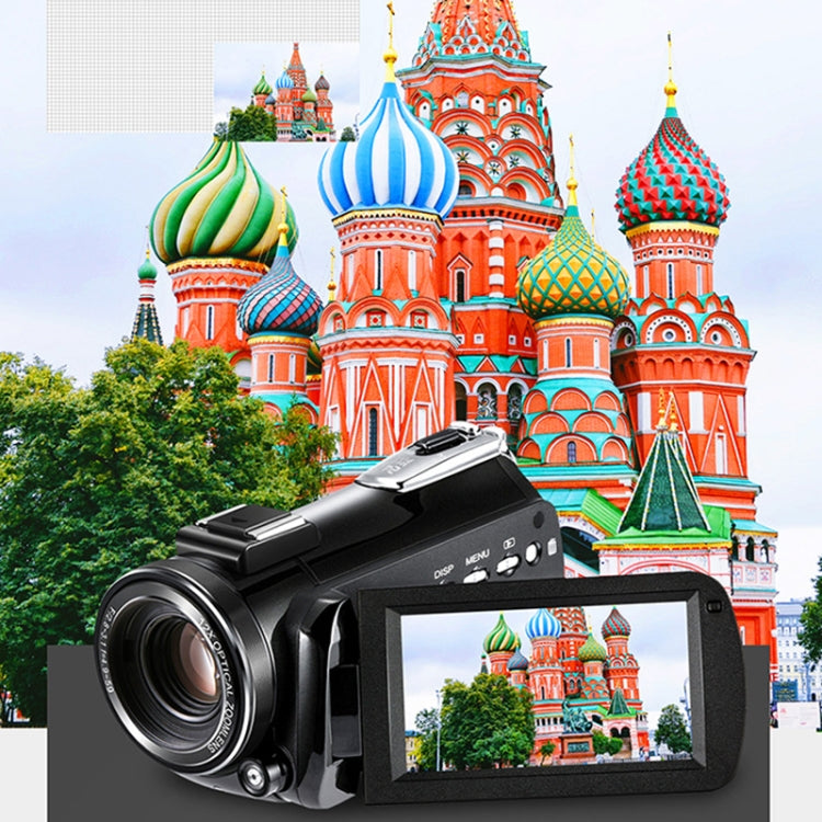 ORDRO AC5 4K HD Night Vision WiFi 12X Optical Zoom Digital Video DV Camera Camcorder, Standard, Standard + Microphone, Standard + Microphone + Handheld Stand, Standard+ Microphone + Fill Light