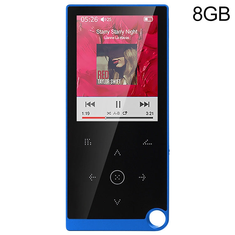 2.4 inch Touch-Button MP4 / MP3 Lossless Music Player, Support E-Book / Alarm Clock / Timer Shutdown, 4GB without Bluetooth, 8GB without Bluetooth, 16GB without Bluetooth, 4GB Bluetooth Version, 8GB Bluetooth Version, 16GB Bluetooth Version