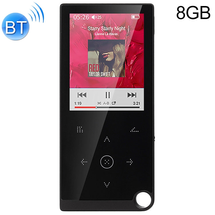 2.4 inch Touch-Button MP4 / MP3 Lossless Music Player, Support E-Book / Alarm Clock / Timer Shutdown, 4GB without Bluetooth, 8GB without Bluetooth, 16GB without Bluetooth, 4GB Bluetooth Version, 8GB Bluetooth Version, 16GB Bluetooth Version