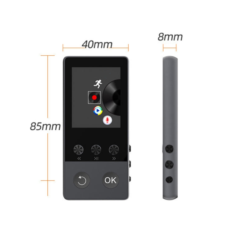 A5 1.8 inch Sports Bluetooth MP3 Music MP4 Video Player, Support Speaker, 8GB