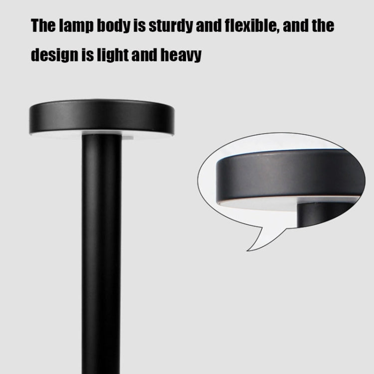 BC965 Student Eye Protection USB Waterproof LED Table Lamp Bedside Bar Table Lamp, Black, White, White Storage, Yellow Marble Pattern, Ink Marble Pattern