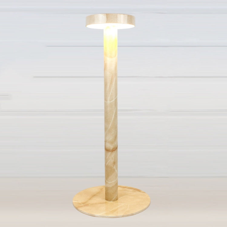 BC965 Student Eye Protection USB Waterproof LED Table Lamp Bedside Bar Table Lamp, Black, White, White Storage, Yellow Marble Pattern, Ink Marble Pattern