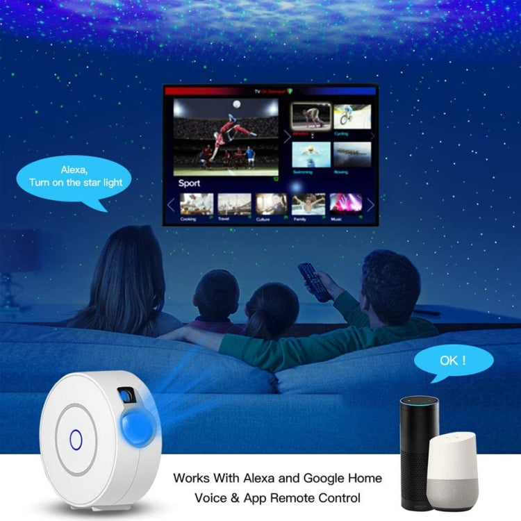 SK20 Laser Full Star Night Lamp LED Starry Lamp APP Graffiti Intelligent Control Laser Projector Lamp, USB, 5W