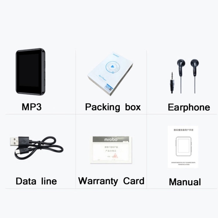 Touch Version 1.77 Inch Novel Reading MP3 E-book, Without Bluetooth, With Bluetooth